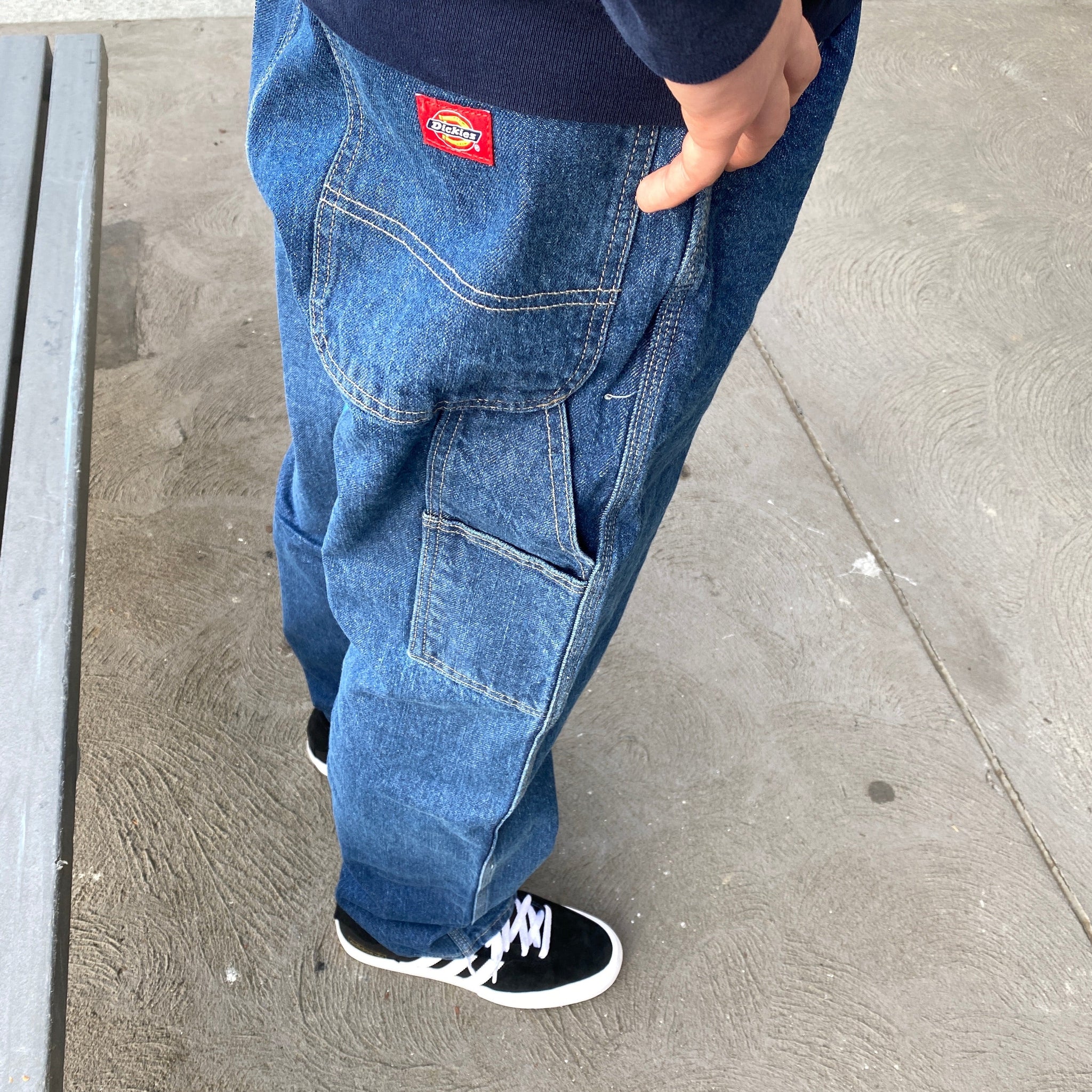 Dickies Relaxed Fit Carpenter Jean Stone Washed Indigo Blue – Locality Store